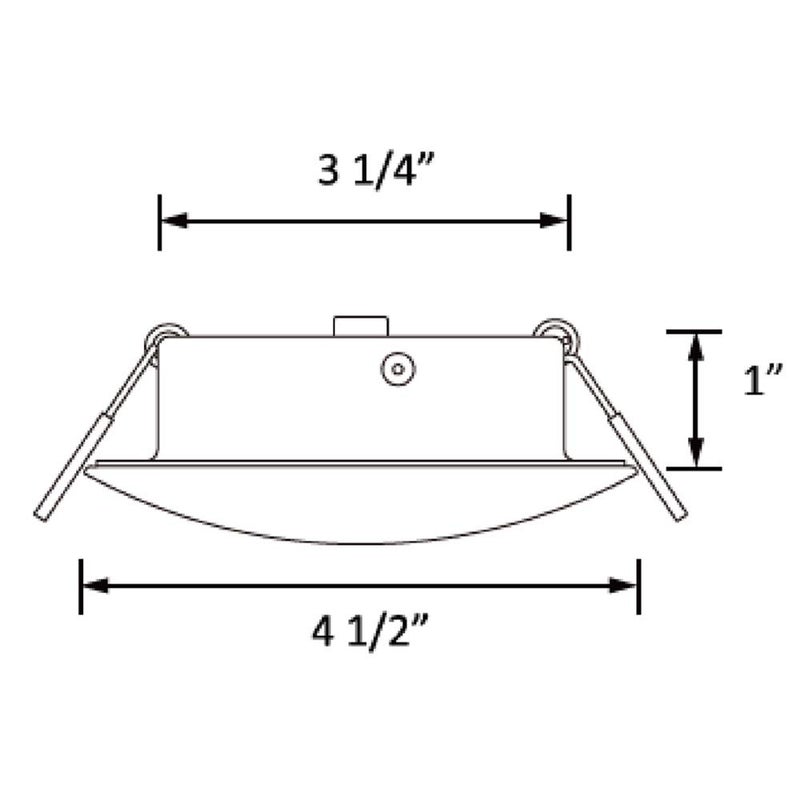 Facon 4.5inch 12V LED RV Puck Light - 6 Packs, 3400K Warm White, Full Aluminum Recessed 12Volt Interior Ceiling Lights for RV, Camper, Trailer, Boat, ETL Certified - Image 3